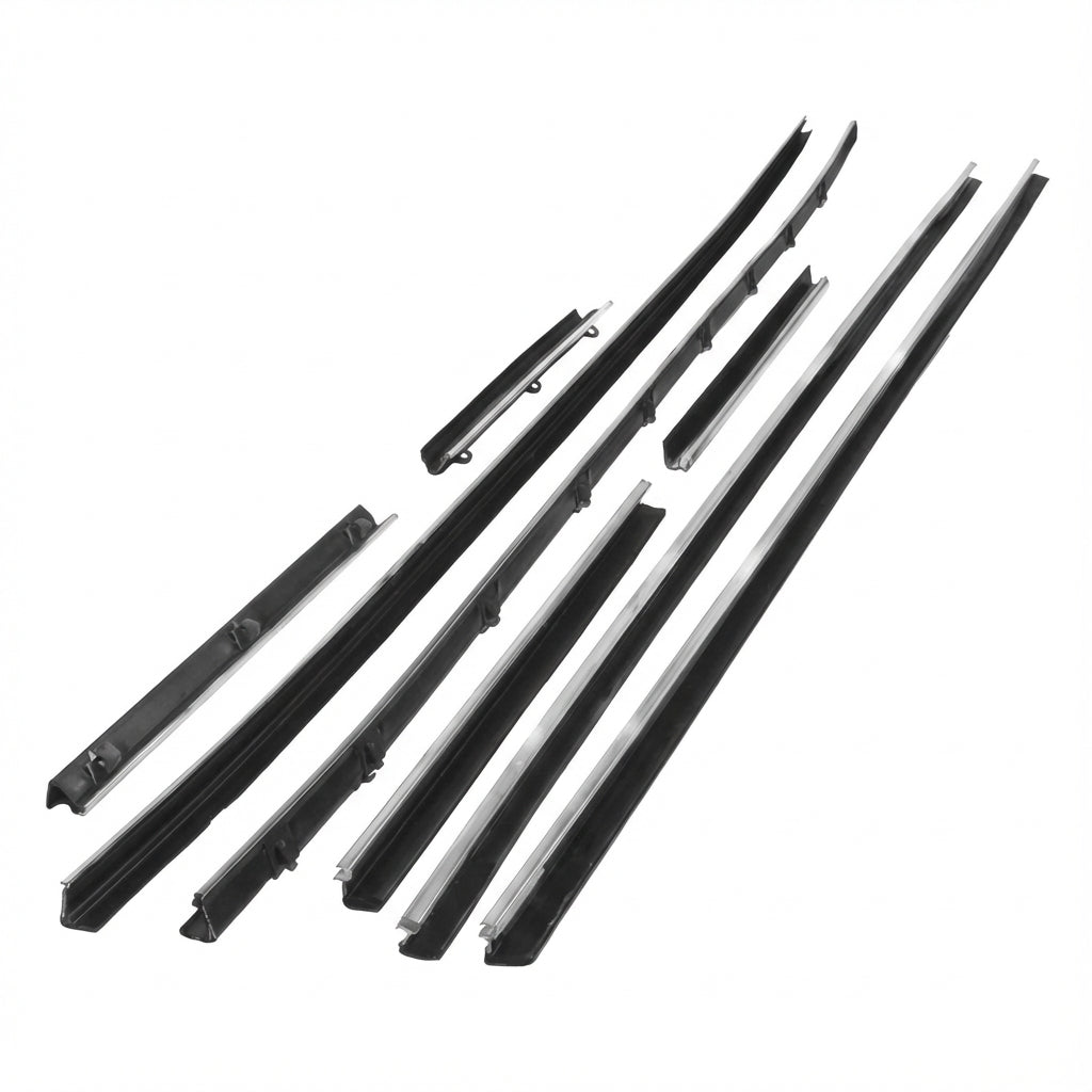 Window Sweeper Kit - 2 Door Hardtop (8 Pc) For Plymouth Barracuda 70; WC 2300-46