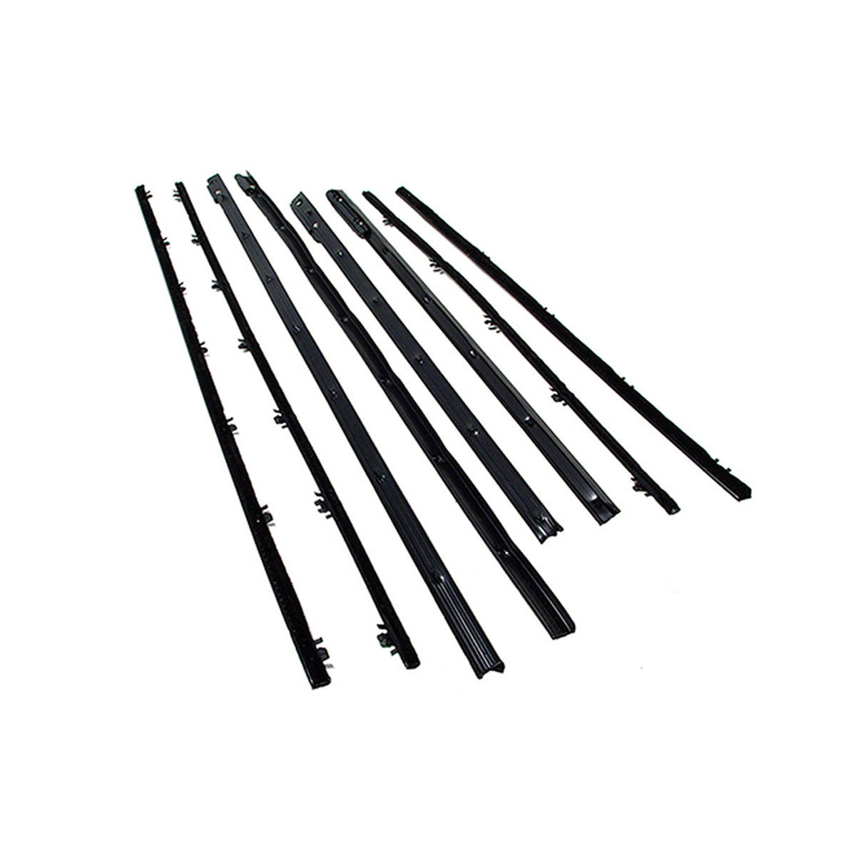 Window Sweeper Set - 2 Door Hardtop (8 Pc) For Chevrolet Impala 1966; WC 7200-73