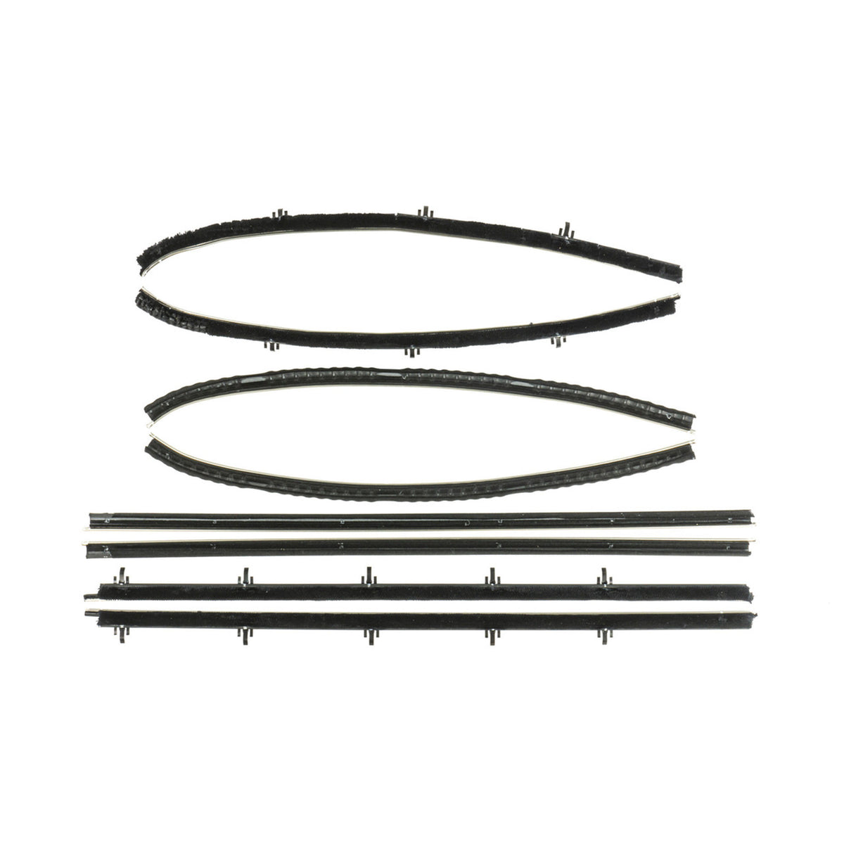 Window Sweeper Kit Fits 1968 Cutlass 2 Door Sedan. 8 Piece.; wc 7300-34