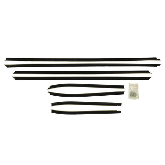 Window Sweeper Kit Fits 1969 Cutlass 2 Door Convertible. 8 Piece.; WC 7300-36