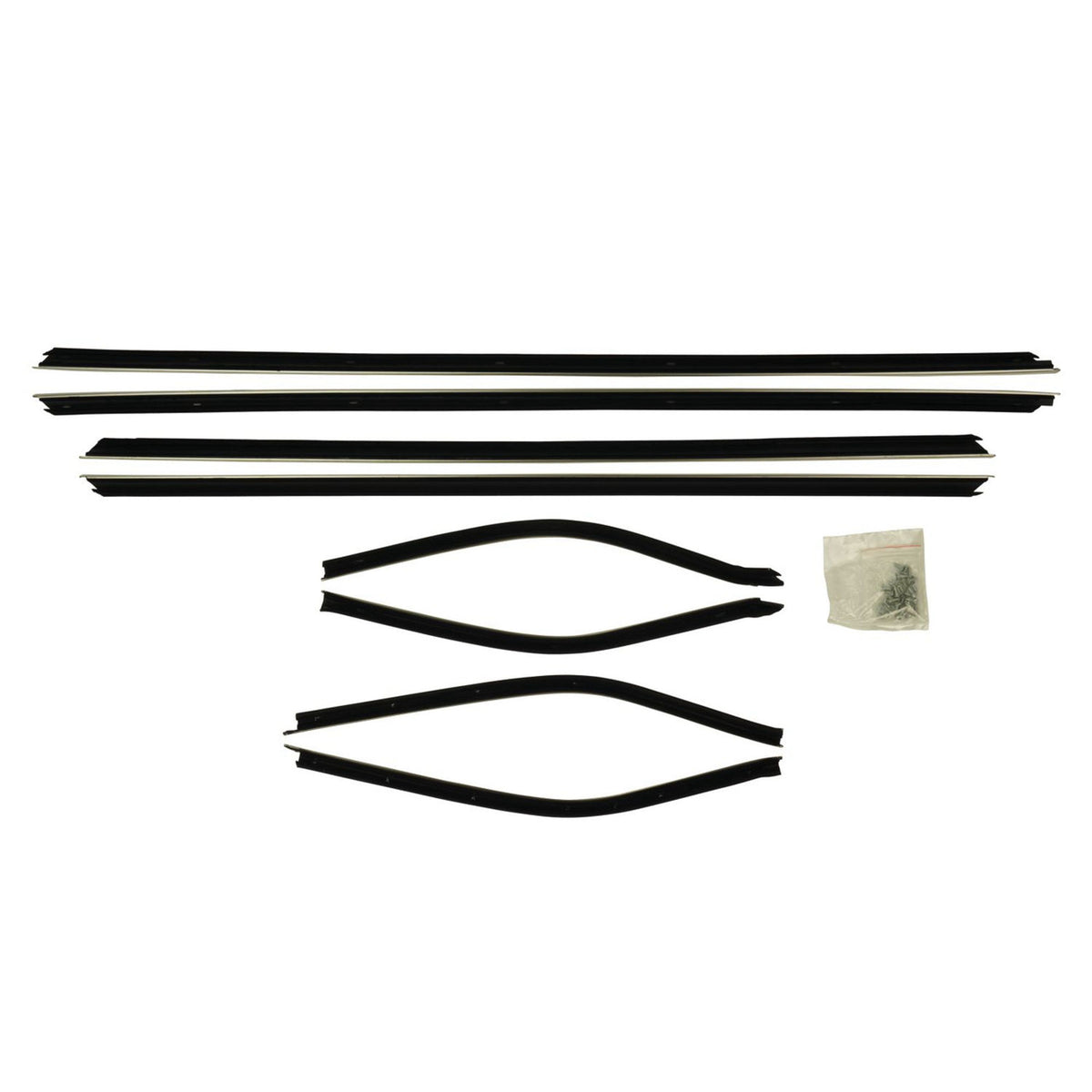 Window Sweeper Kit Fits 1970-72 Cutlass Supreme 2 Door Hardtop Notchback. 8 PC