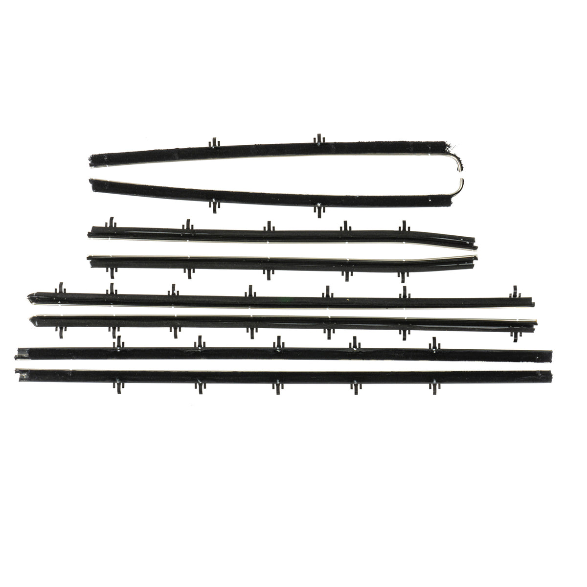 Window Sweeper Kit Fits 1966-67 Tempest 2 Door Hardtop. 8 Piece; WC 8100-29