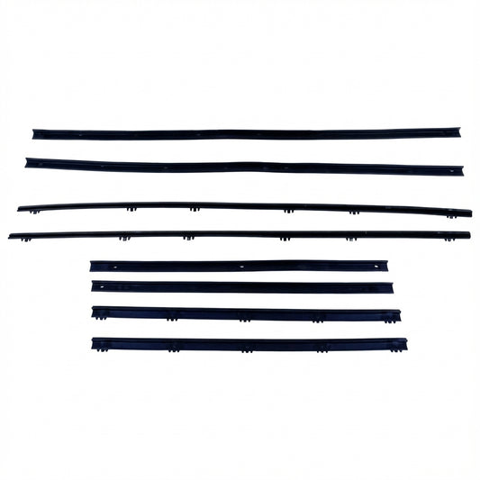 Window Sweeper Kit Fits 1964 GTO/Lemans 2 Door Sedan. 8 Piece; WC 8100-37