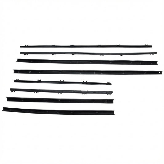Window Sweeper Kit Fits 1965 GTO/Lemans 2 Door Sedan. 8 Piece; WC 8100-40