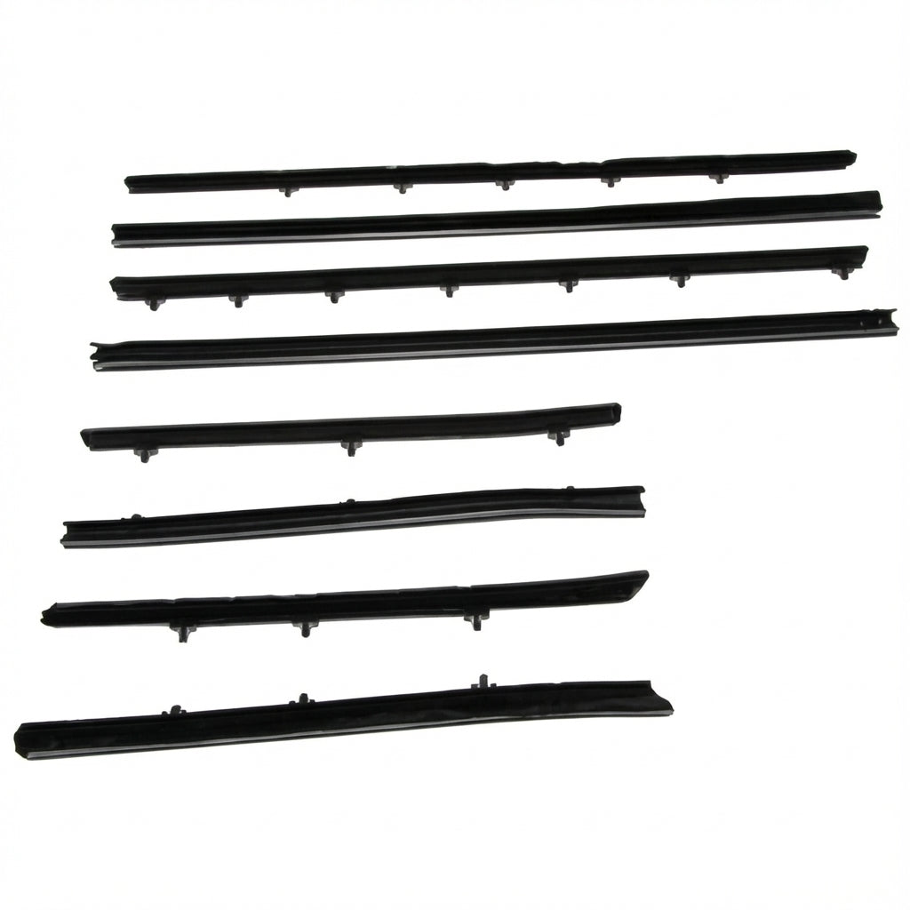 Window Sweeper Kit - 2 Door Coupe (8 Pc) For Pontiac Tempest 1964; WC 8100-50