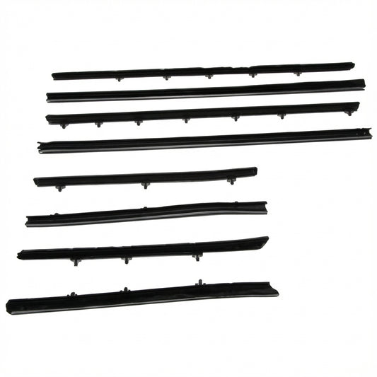 Window Sweeper Kit - 2 Door Coupe (8 Pc) For Pontiac Tempest 1964; WC 8100-50