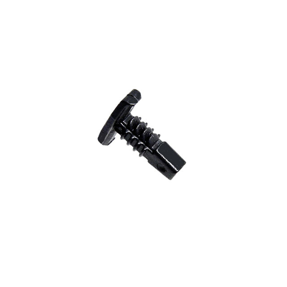 Door Edge Weather Strip Clip - Black Plastic, 1/2" Long; WF 5