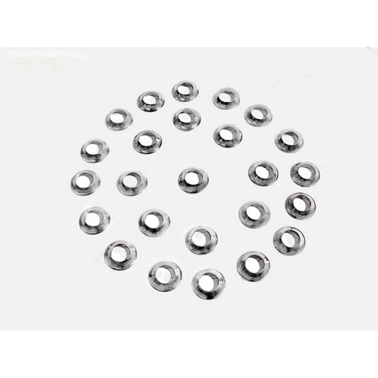 Trimming Washers Nickel plated, 7/16" O.D. X 3/16" I.D, 25-Piece Set; WF 801