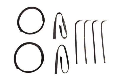 1967-1970 Ford F100, F250, F350 belt line window sweep seals & window channels