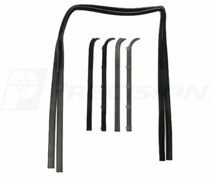 1980-1986 Ford F150, F250, F350, Bronco window sweep seals/glass run channels