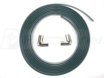1973-1987 Chevrolet & GMC truck rear window chrome lock strip w/chrome corner pieces