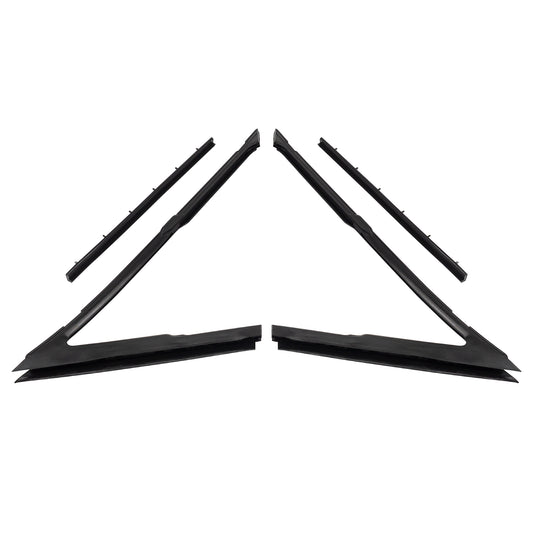 Vent window rear division channel seals For Buick LeSabre 1963-1964; WR 2002-F