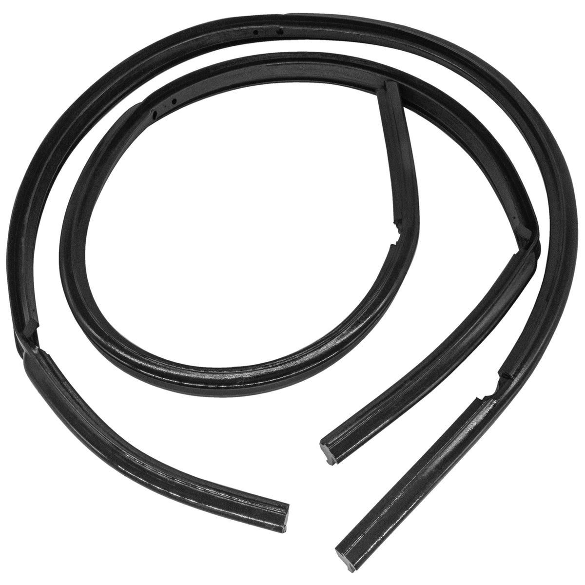 Rear Vent Window Seals - 4-Door Sedans For Lincoln Zephyr 1938-1939; WR 5909-R