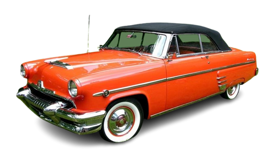 1952-54 MERCURY MONTEREY Convertible Vinyl Top, Vinyl Window & Pads
