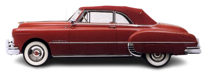1949 PONTIAC CHIEFTAIN COUPE Convertible Vinyl Top, Vinyl Window & Pads