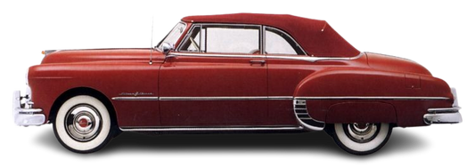1949 PONTIAC CHIEFTAIN COUPE Convertible Vinyl Top, Vinyl Window & Pads