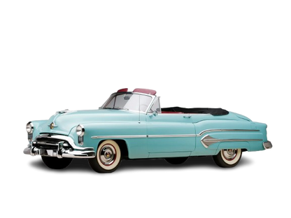 1951-52 OLDSMOBILE SUPER 88 & 98 ROCKET DELUXE Convertible Vinyl Top, Vinyl Window & Pads