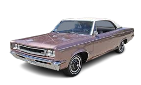 1967-68 AMC/RAMBLER AMBASSADOR, CLASSIC & REBEL (Does Not Fit Rebel SST) Convertible Vinyl Top, Vinyl Window & Pads
