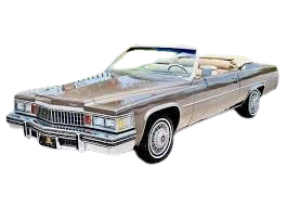 1978-79 COUPE DEVILLE (HESS & EISENHARDT CONVERSION) Convertible Vinyl Top, Vinyl Window & Pads