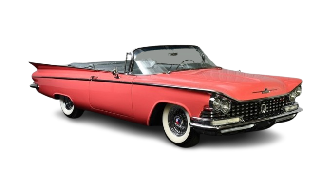 1959-60 ELECTRA, INVICTA & LESABRE Convertible Vinyl Top, Vinyl Window & Pads