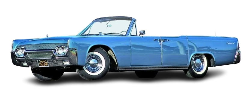 1961-63 LINCOLN CONTINENTAL 4 DOOR Convertible Vinyl Top, Vinyl Window & Pads