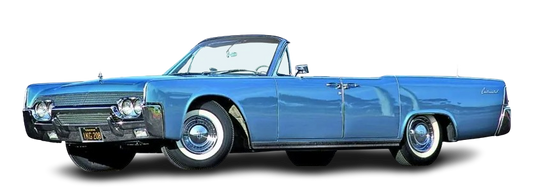 1961-63 LINCOLN CONTINENTAL 4 DOOR Convertible Vinyl Top, Vinyl Window & Pads