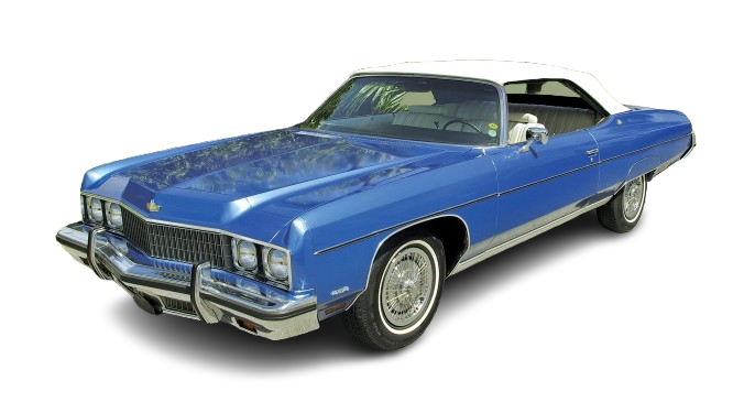 1971-75 CAPRICE, CLASSIC & IMPALA (SCISSOR FRAME) Convertible Vinyl Top, Vinyl Window & Pads