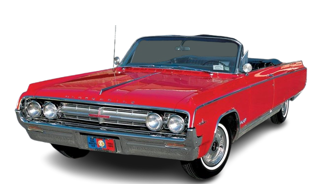 1964 OLDSMOBILE STARFIRE 98 W/BOW SLEEVE Convertible Vinyl Top, Vinyl Window & Pads