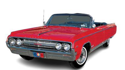 1964 OLDSMOBILE STARFIRE 98 W/BOW SLEEVE Convertible Vinyl Top, Vinyl Window & Pads