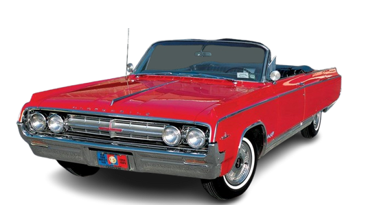 1964 OLDSMOBILE STARFIRE 98 W/BOW SLEEVE Convertible Vinyl Top, Vinyl Window & Pads