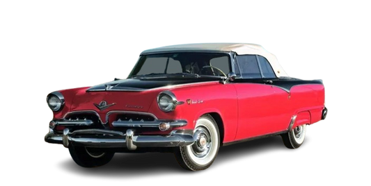 1955-56 CUSTOM ROYALE & CORONET LANCER Convertible Vinyl Top, Vinyl Window & Pads