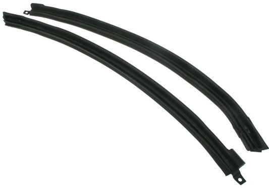 1964.5-1968 Ford Mustang new convertible A-pillar post weatherstrip seals, pair