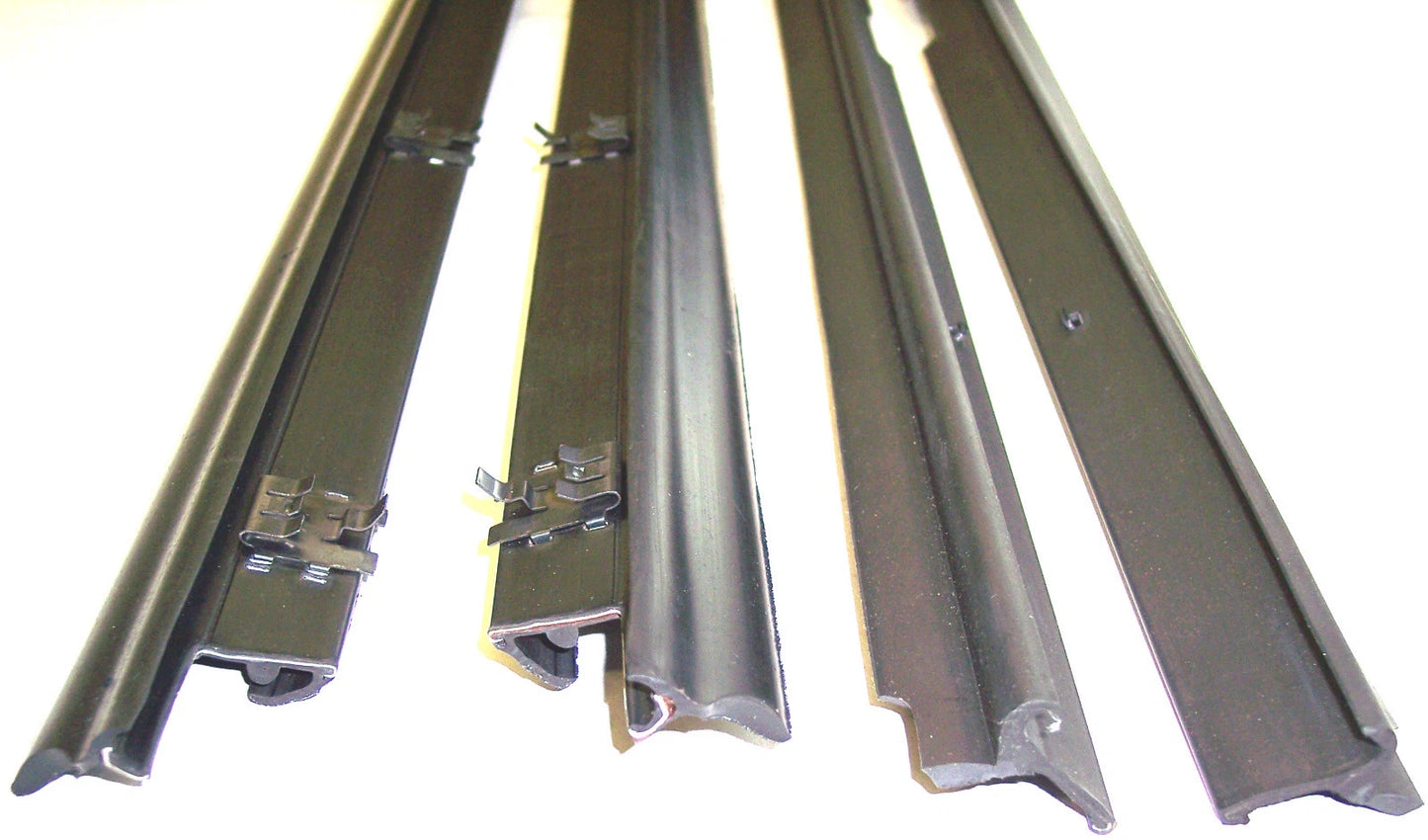 1993-2002 Chevrolet Camaro window sweep seals, belt line molding set, felts