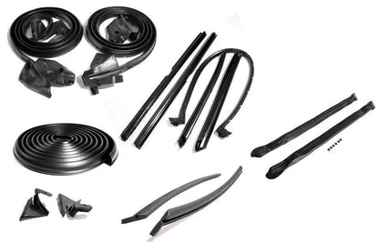 1971-1973 Pontiac Catalina & Grandville convertible 14pc weatherstrip seal set