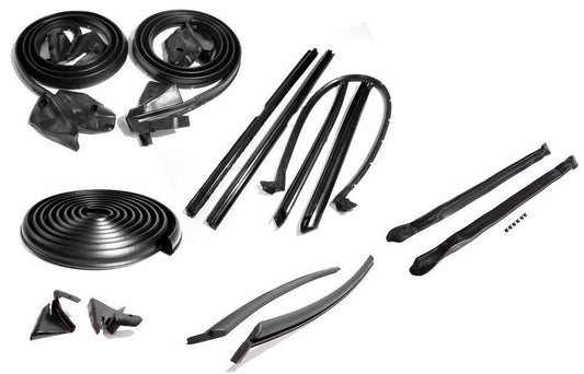 1971-1975 Pontiac Catalina & Grandville convertible 14pc weatherstrip seal set