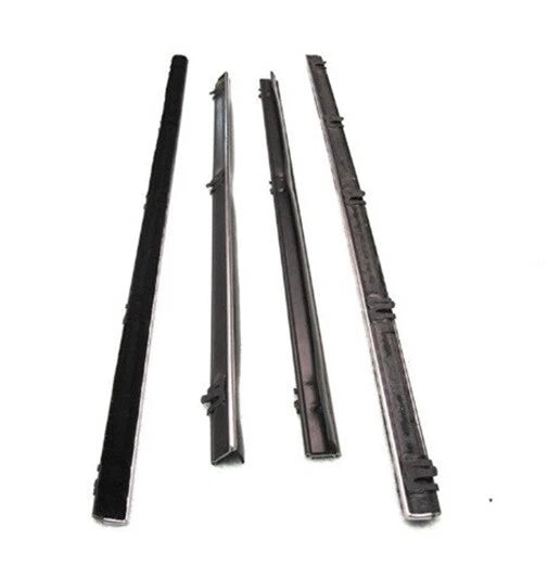 1966-1973 Jeep Commando & Jeepster rear quarter window sweeps, pair