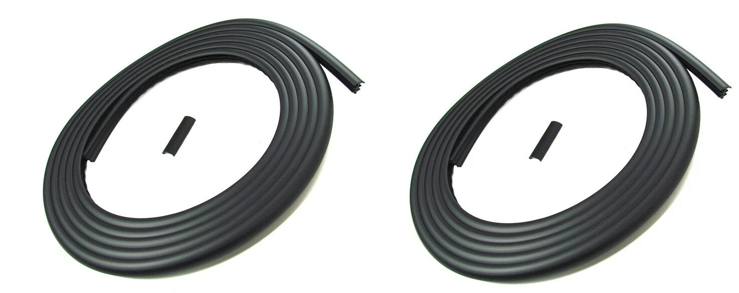 1987-1995 Jeep Wrangler YJ hardtop rear side window molding trim, repair kit, pr