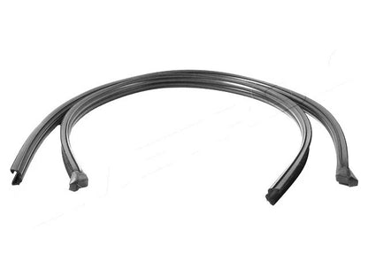 1966-1967 "A" Body TWO DOOR CONVERTIBLE or HARDTOP door glass vertical run channels