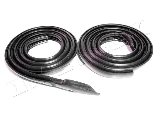 1966-1967 "A" Body 4 door hardtop new roof rail weatherstrip seals, pair