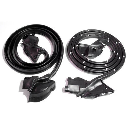 1973-1977 Pontiac Grand Prix 2 door new rubber door weatherstrip seals, pair