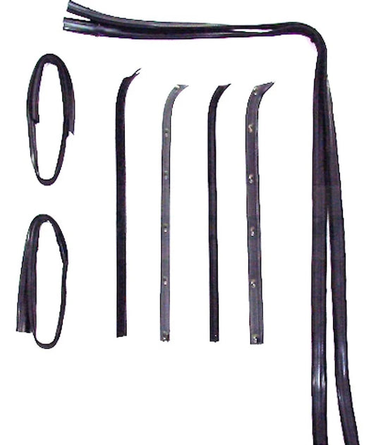 1973-1979 Ford F100, F250, F350, Bronco belt line window sweep seals & channels