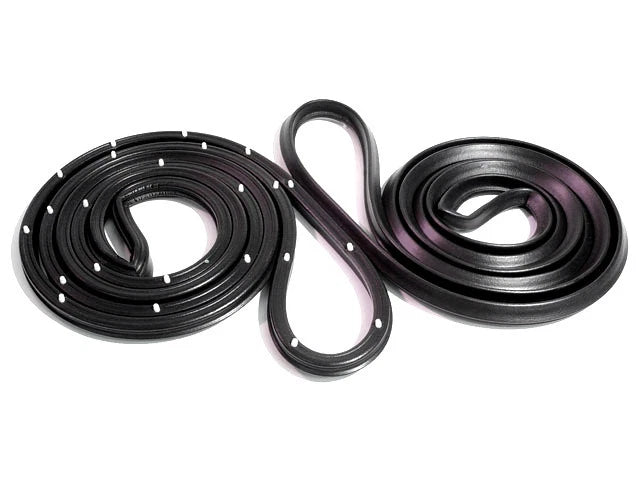 1965-1966 B-Body 4 door SEDAN FRONT door weatherstrip seals, pair.