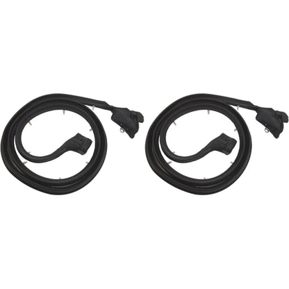 1967-1968 Impala Caprice Bonneville Catalina 4 door hardtop rear door seals, pr