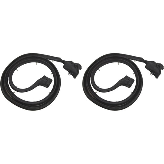 1967-1968 Impala Caprice Bonneville Catalina 4 door hardtop rear door seals, pr