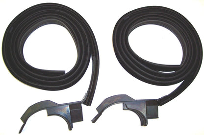 1983-1992 Ford Ranger & Bronco II door window channels (no vent windows), pair
