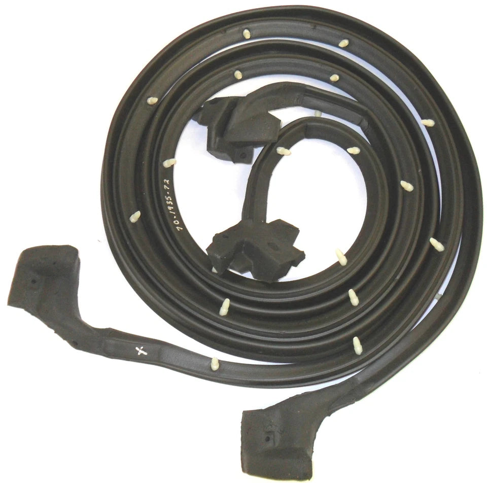 1965-1966 Chevrolet Caprice, Impala 4 door hardtop rear door weatherstrip seals