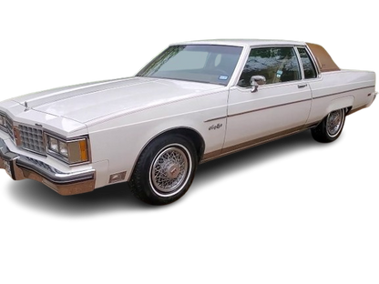 1980-81 OLDSMOBILE 98 (HESS & EISENHARDT CONVERSION) Convertible Vinyl Top, Vinyl Window & Pads